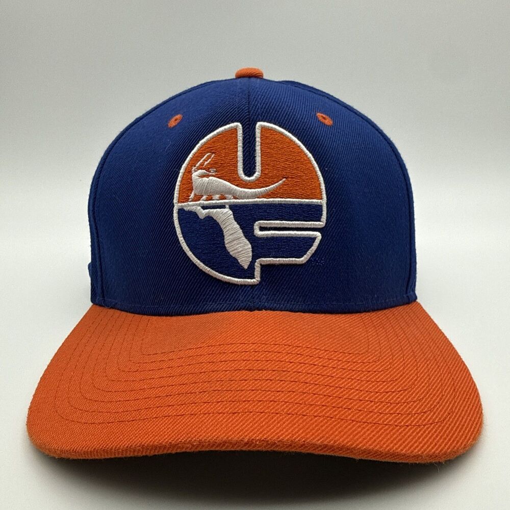 Florida Gators Pell Logo Zephyr Snapback Hat Blue Orange
